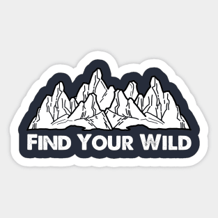 Find Your Wild 2304 Sticker